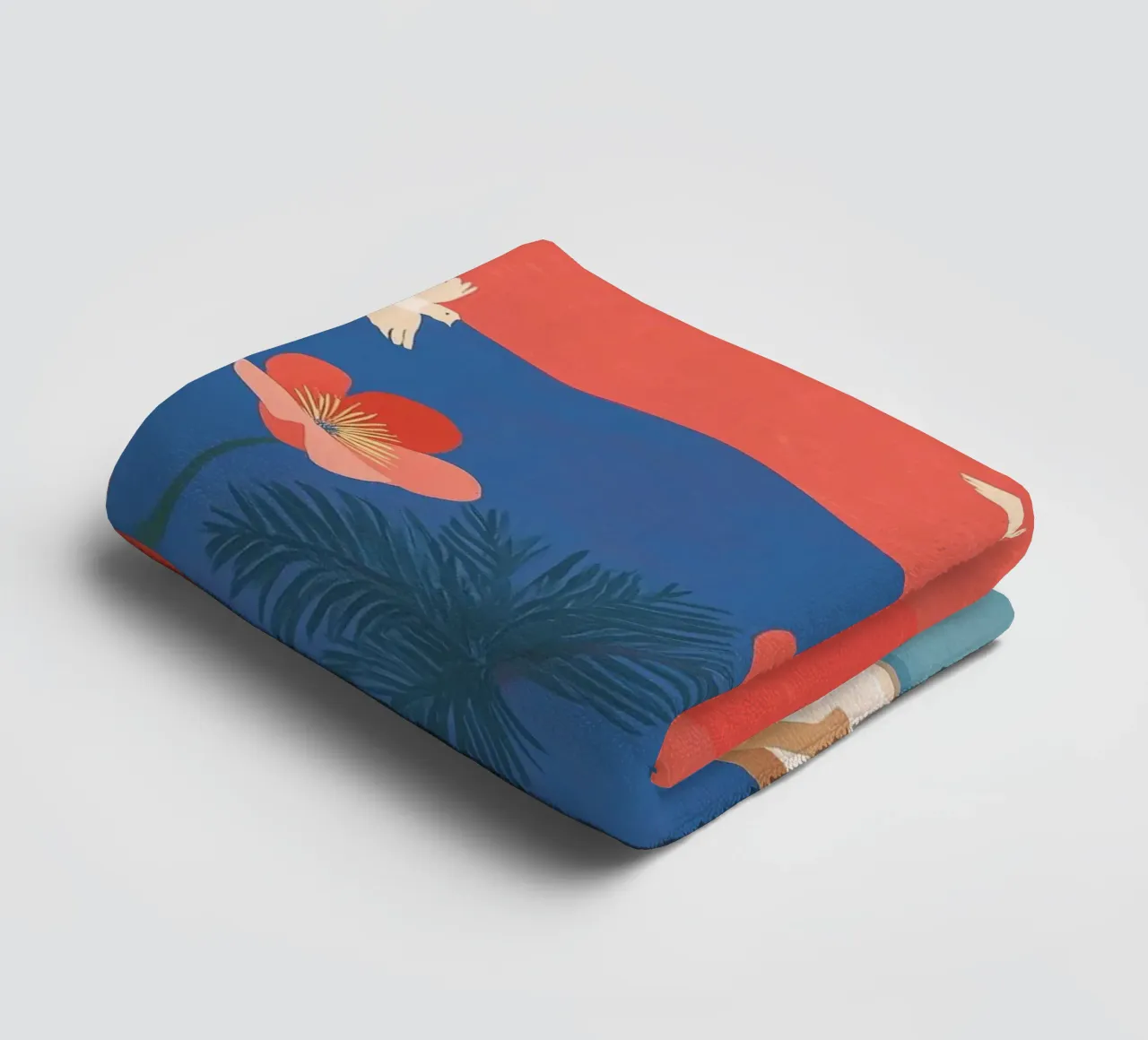 Floating in a Field of Dreams towel by Clara August