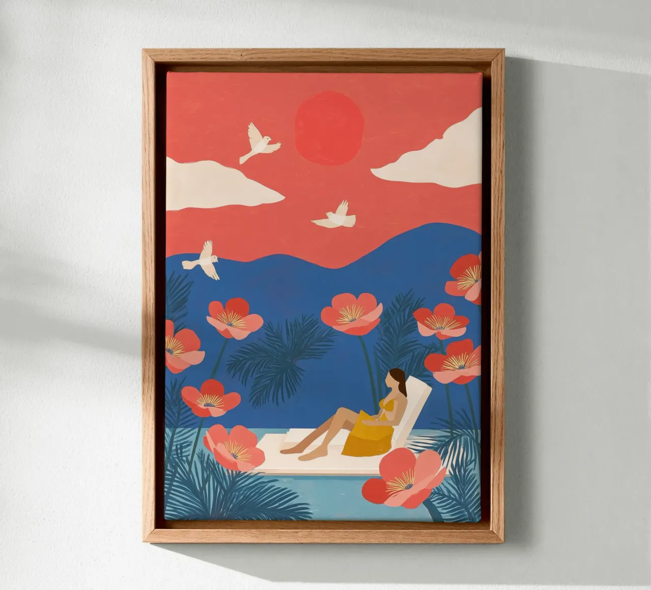 Floating in a Field of Dreams tela da Clara August