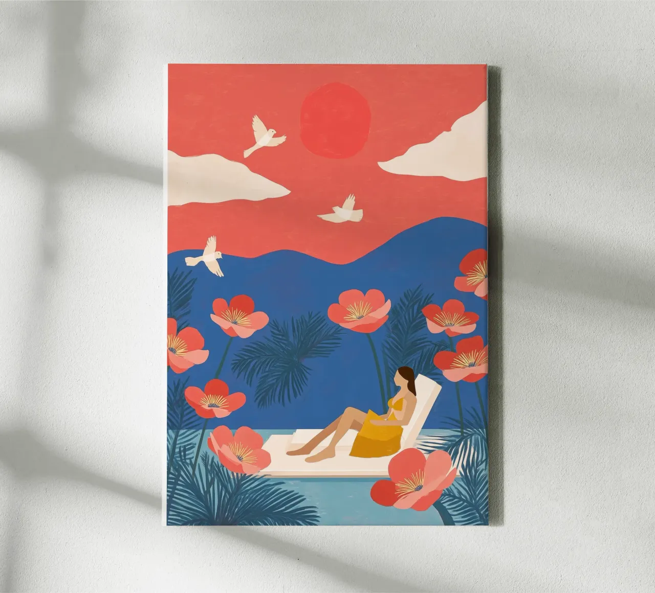 Floating in a Field of Dreams tela da Clara August