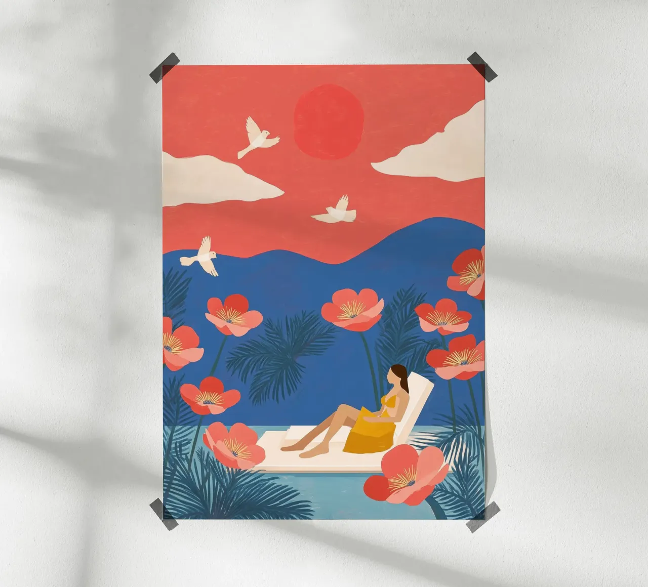 Floating in a Field of Dreams carta hahnemühle da Clara August