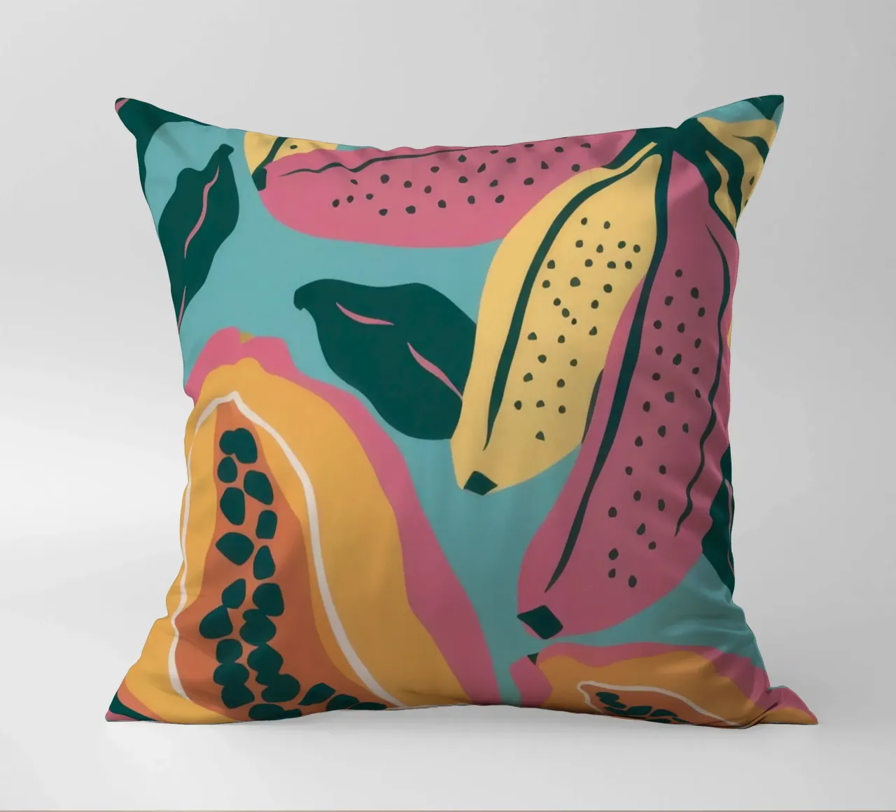Misto di frutta tropicale cuscino da Flock Reverie