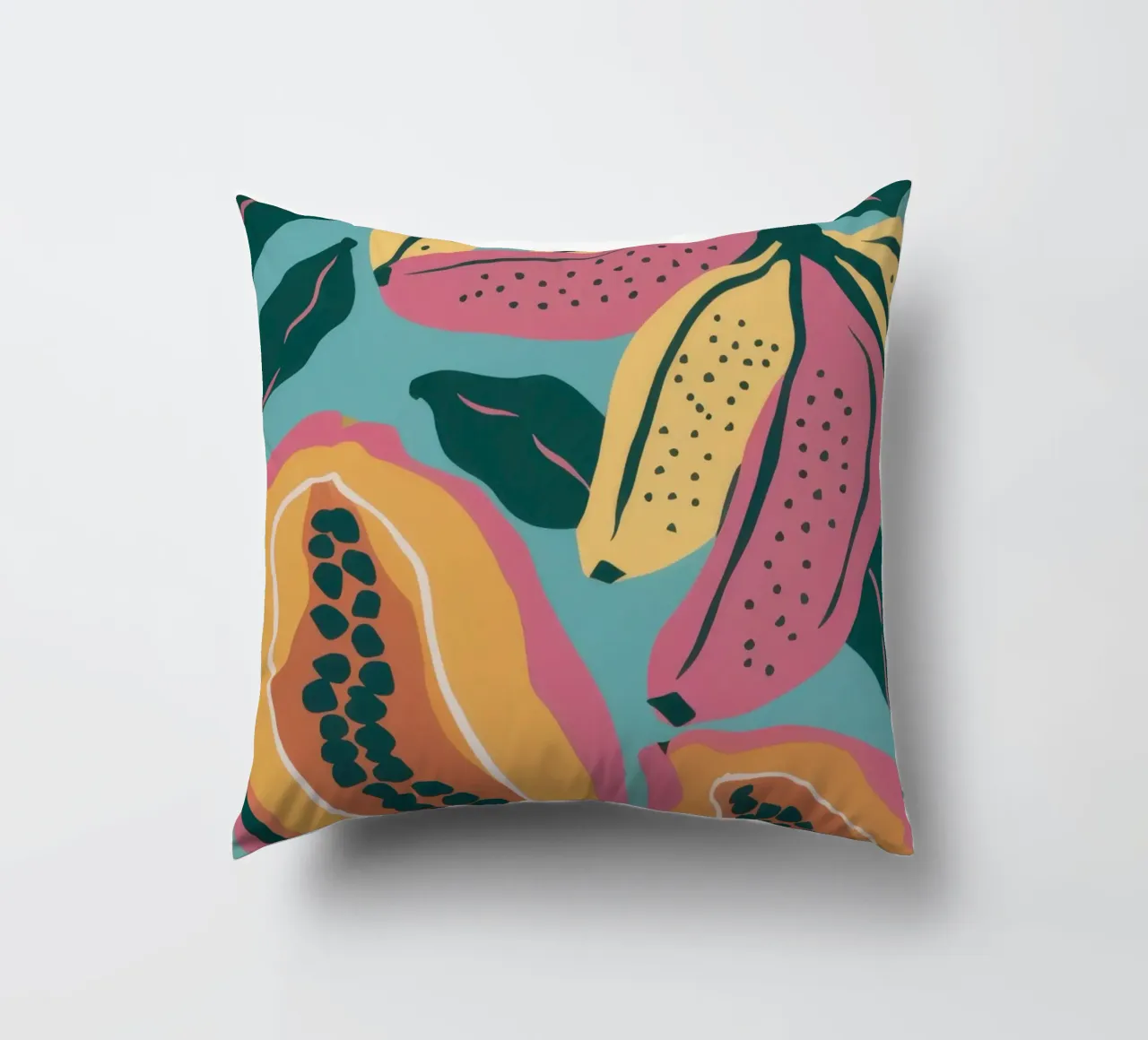 Misto di frutta tropicale cuscino da Flock Reverie