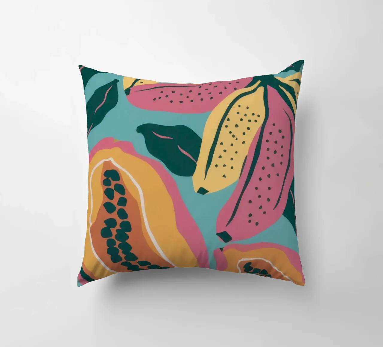 Misto di frutta tropicale cuscino da Flock Reverie