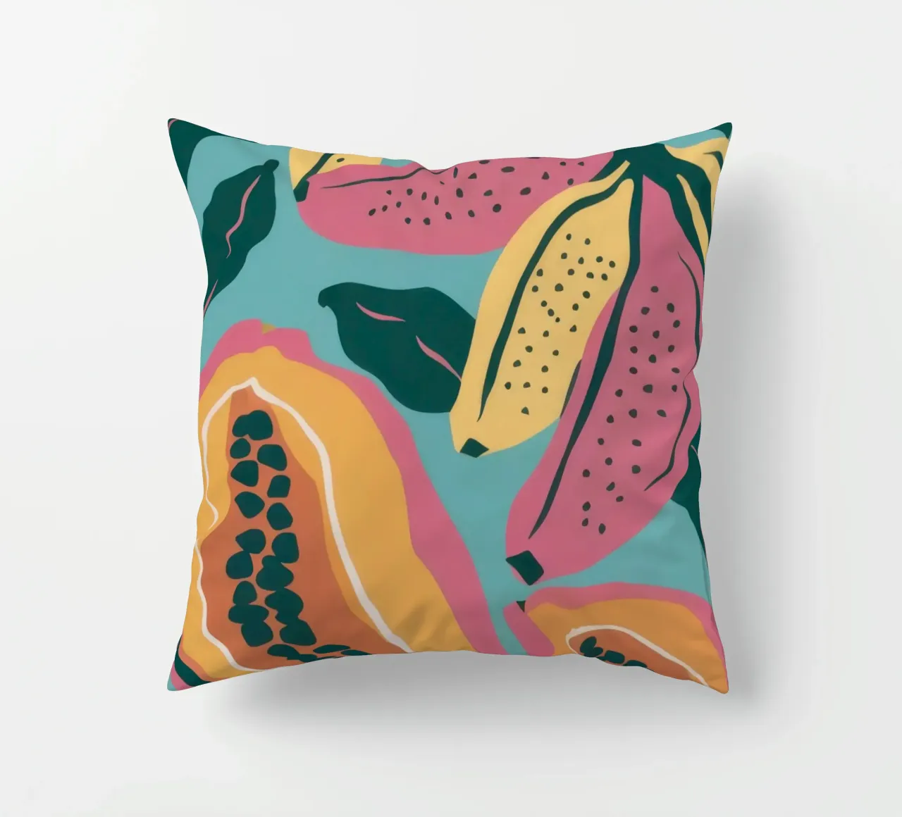 Misto di frutta tropicale cuscino da Flock Reverie