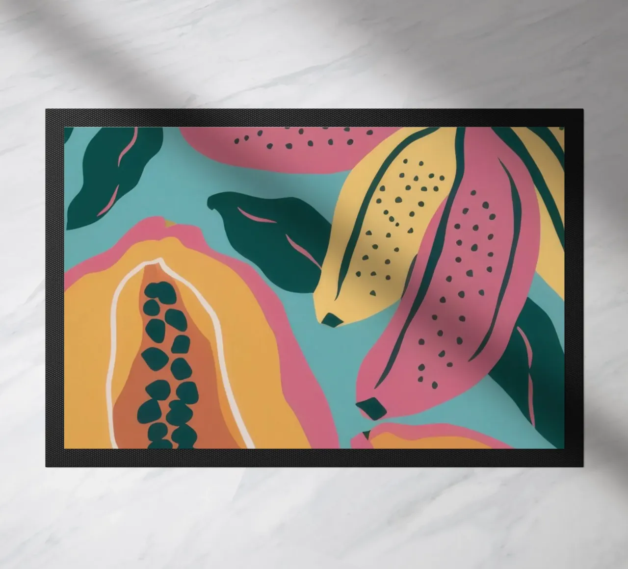 Misto di frutta tropicale zerbino da Flock Reverie