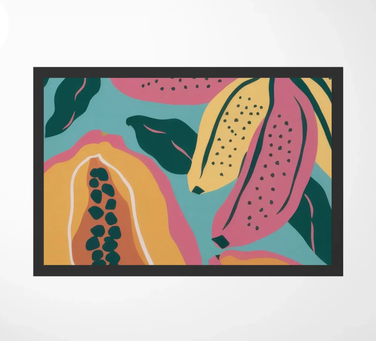 Misto di frutta tropicale zerbino da Flock Reverie