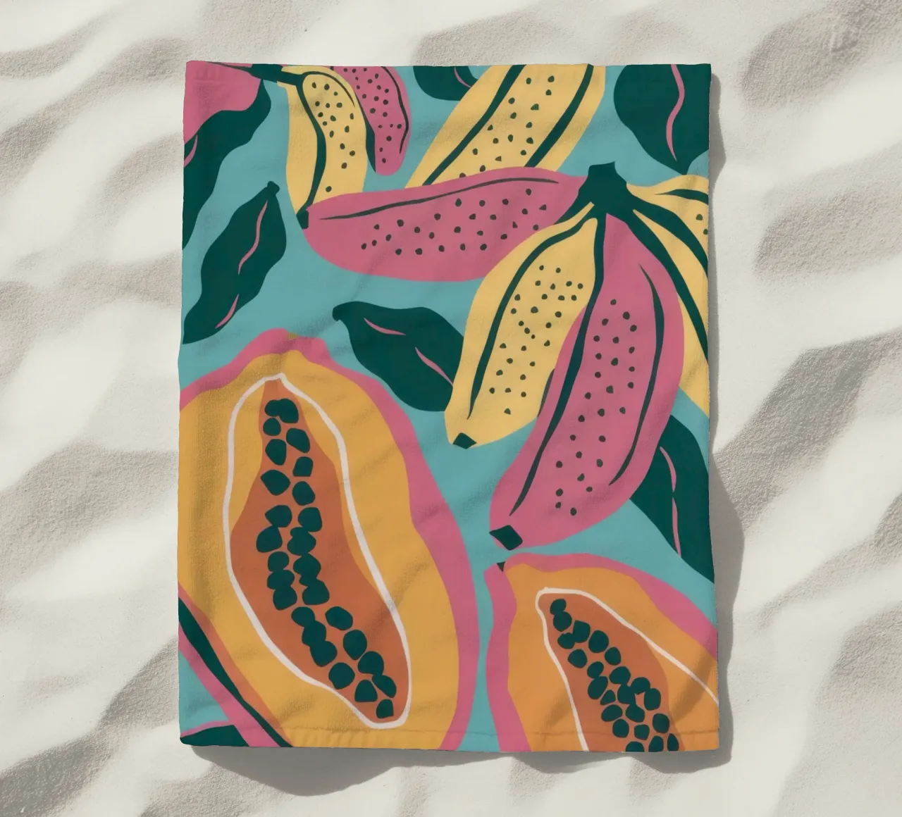 Misto di frutta tropicale telo mare da Flock Reverie
