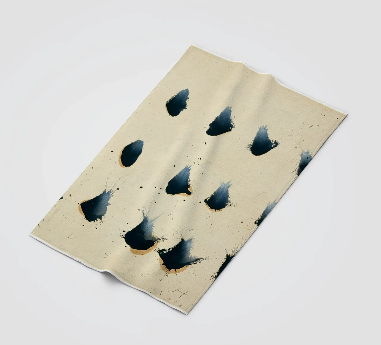Ed Ruscha Untitled fleece blanket by Marcobarshop