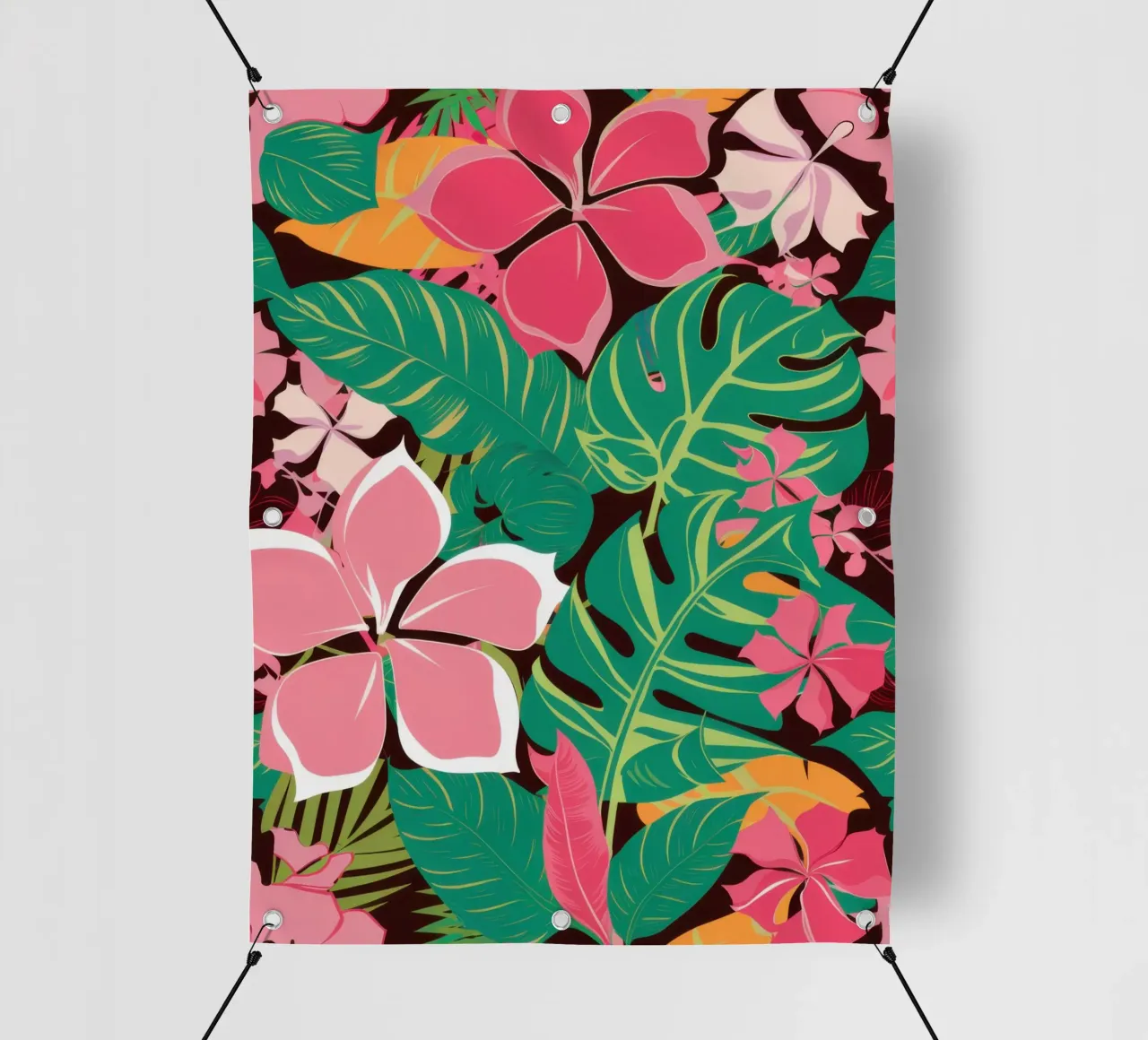 Sogno di ibisco tropicale telo in pvc da Veil Maya