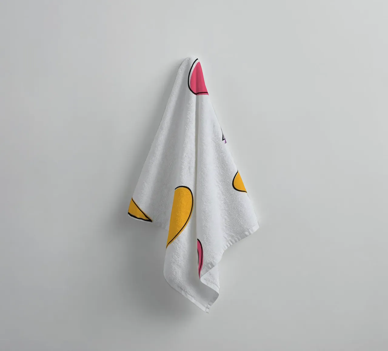 Forma geometrica Divertimento colorato asciugamano da bagno da galihstudio