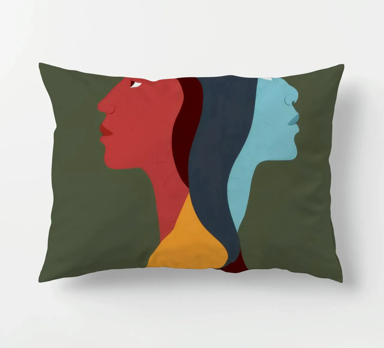 Duality Shared Soul decorative cushion by Prism Ritual