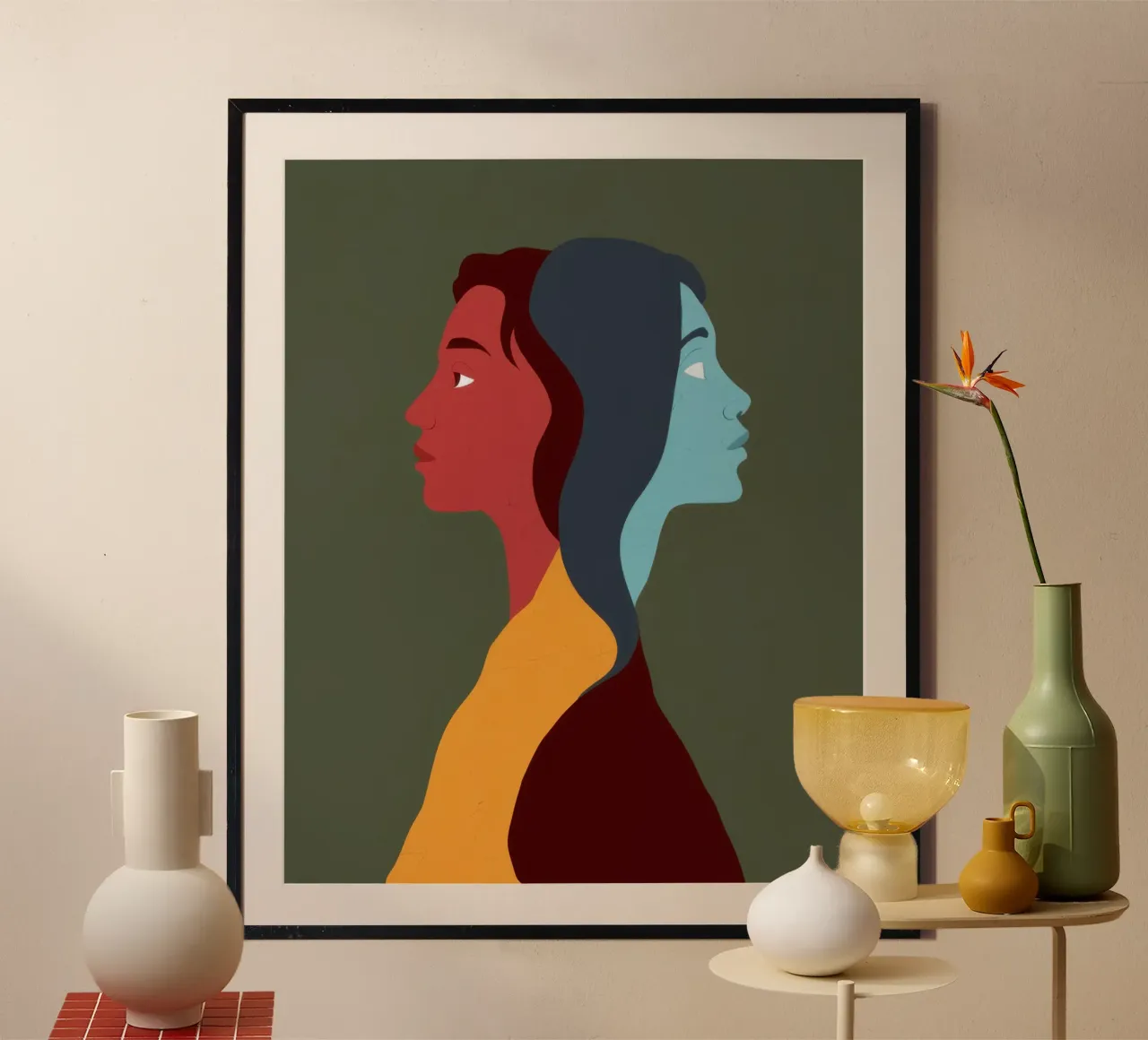 Duality Shared Soul poster by Prism Ritual