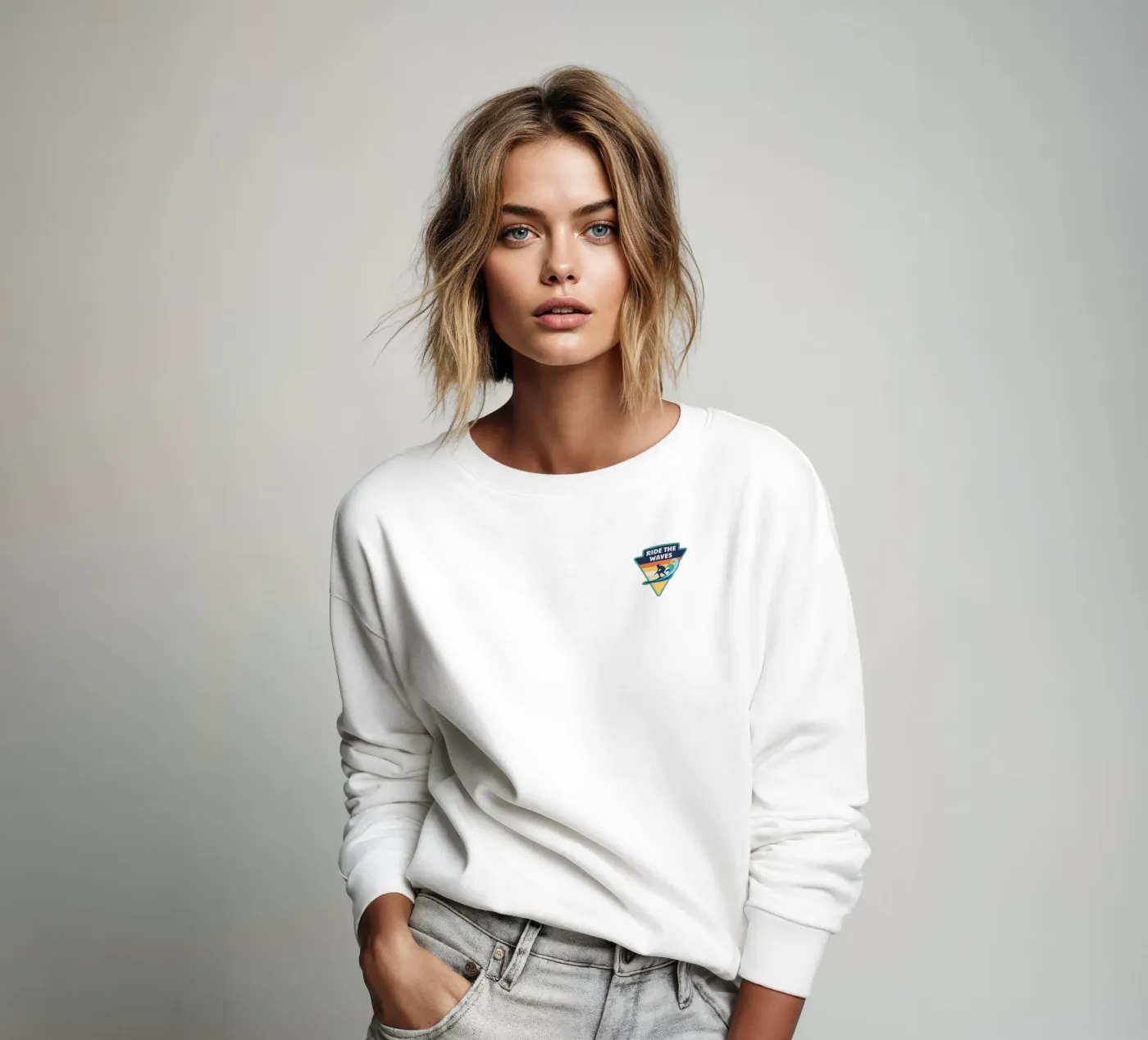 Waves sweatshirt by Apparel King