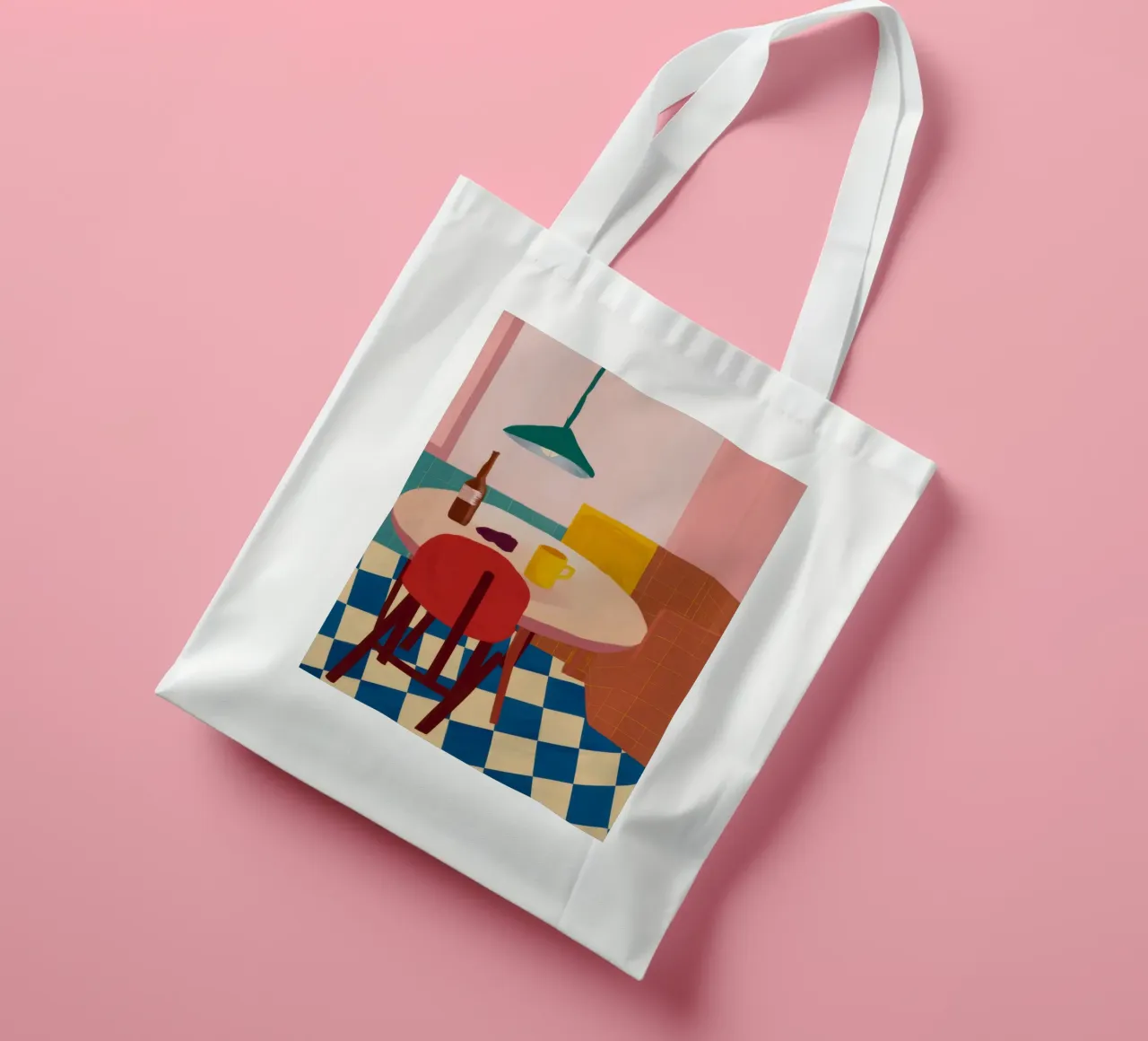 Caffè modernista Solitude borsa in juta da Veil Maya