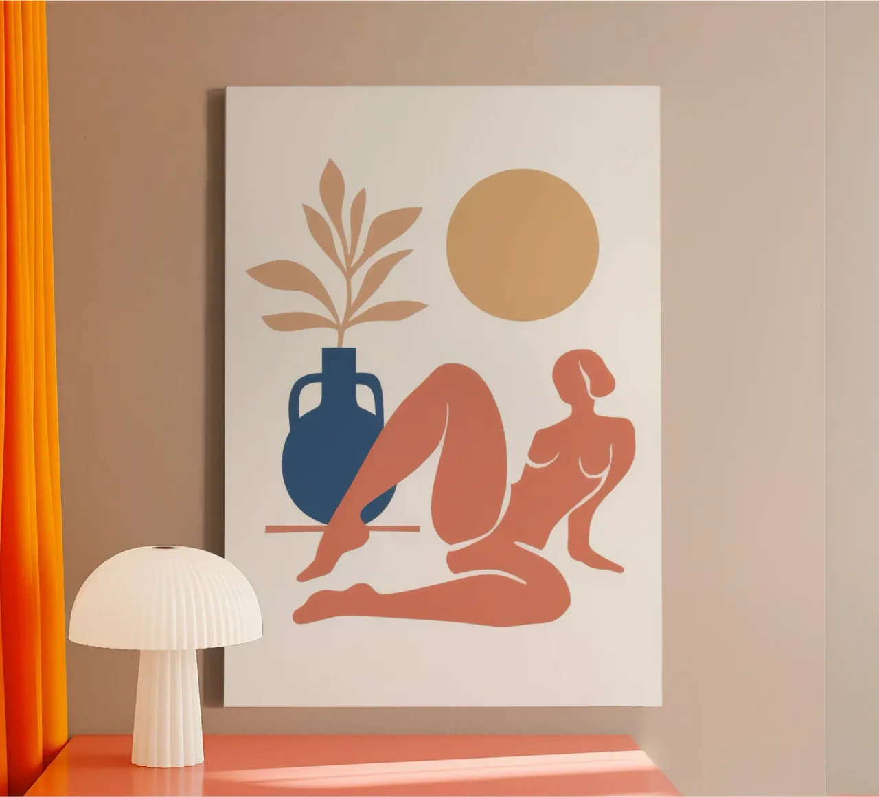 Nudo terrestre in posa tela da Prism Ritual