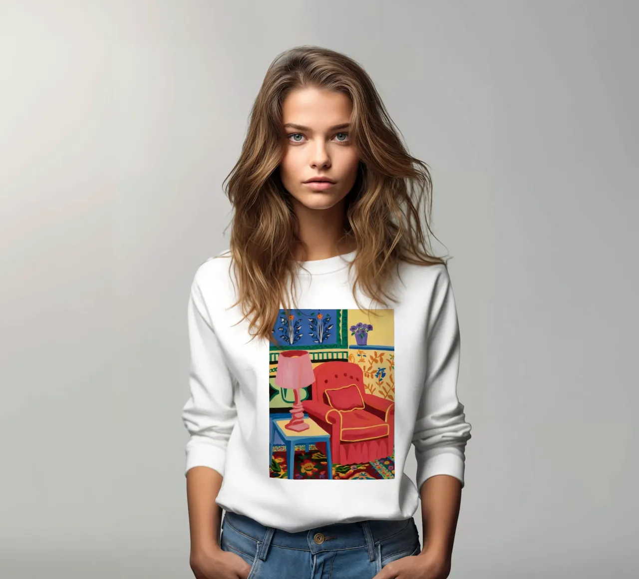 Chaise de lecture maximaliste sweat de Flock Reverie