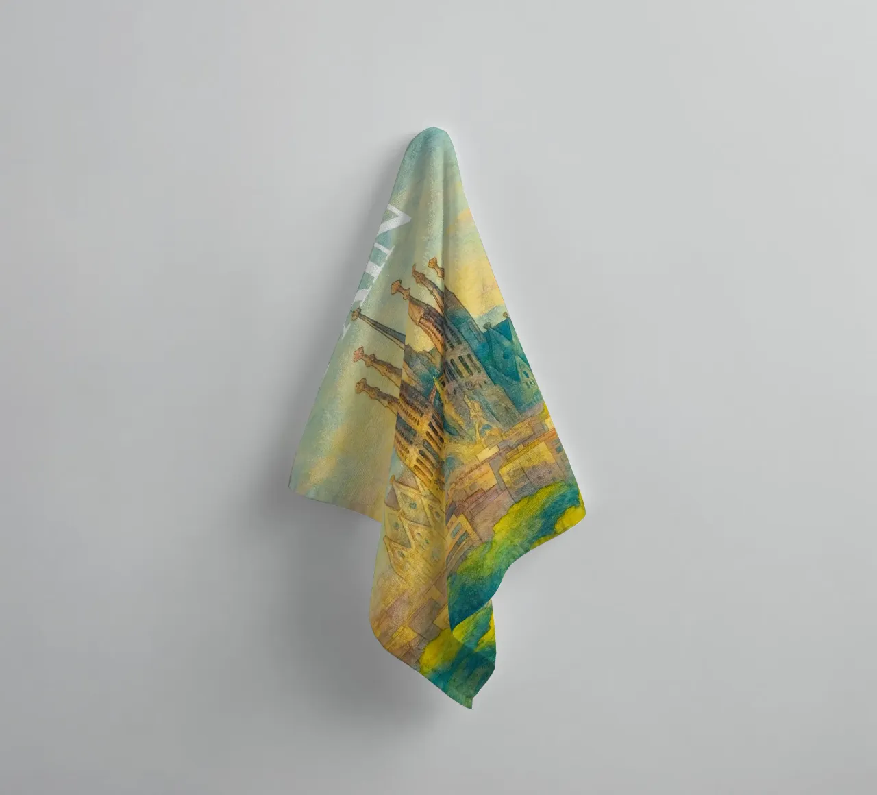 Spain Painting Imagination towel by Diamond