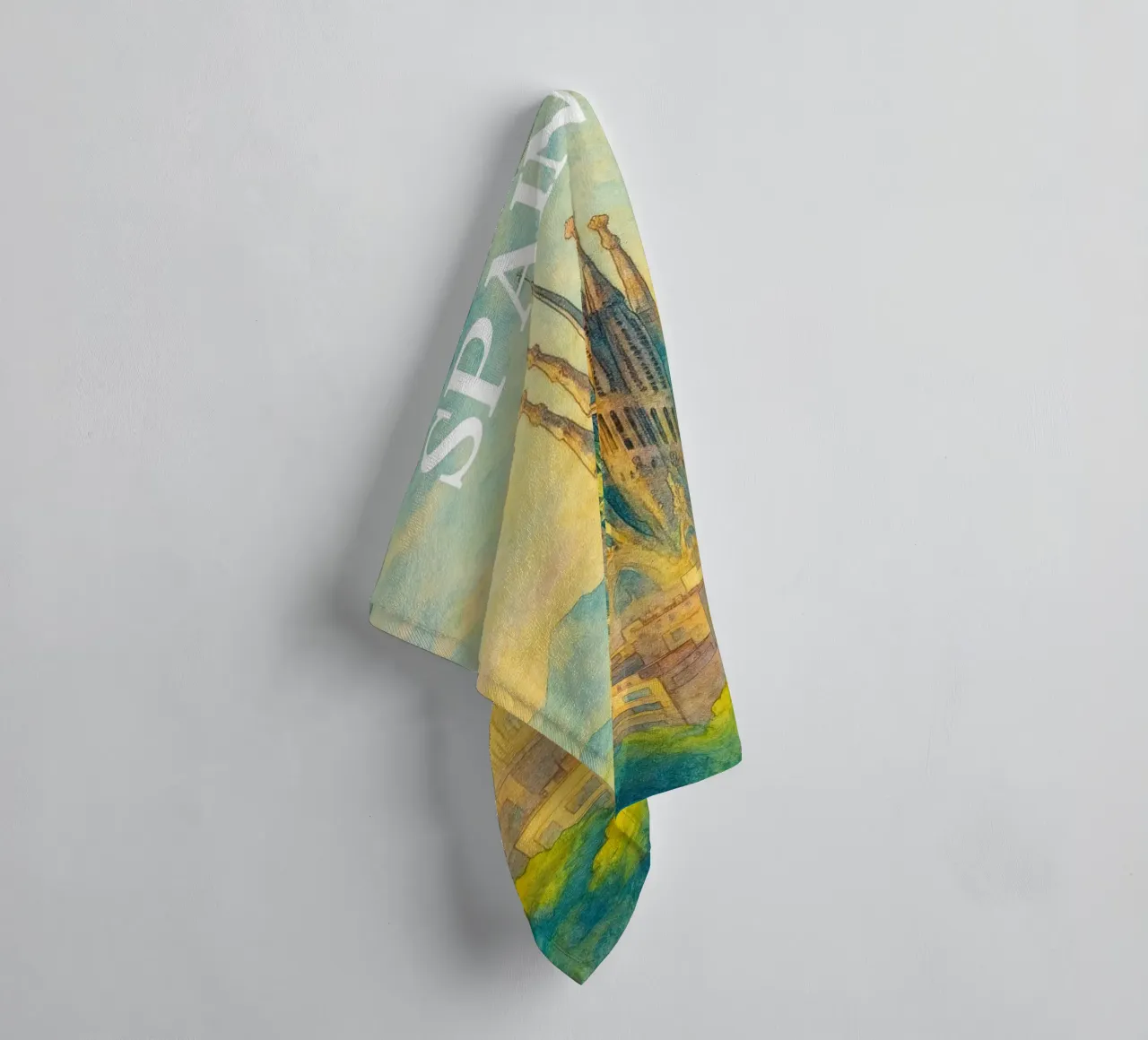 Spain Painting Imagination towel by Diamond