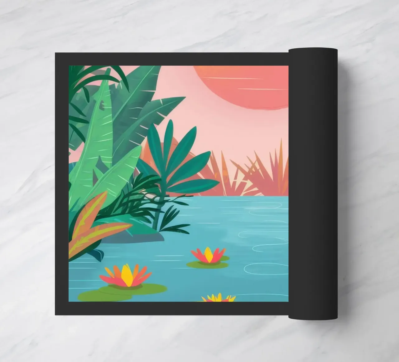 Fiume Jungle al tramonto zerbino da Prism Ritual