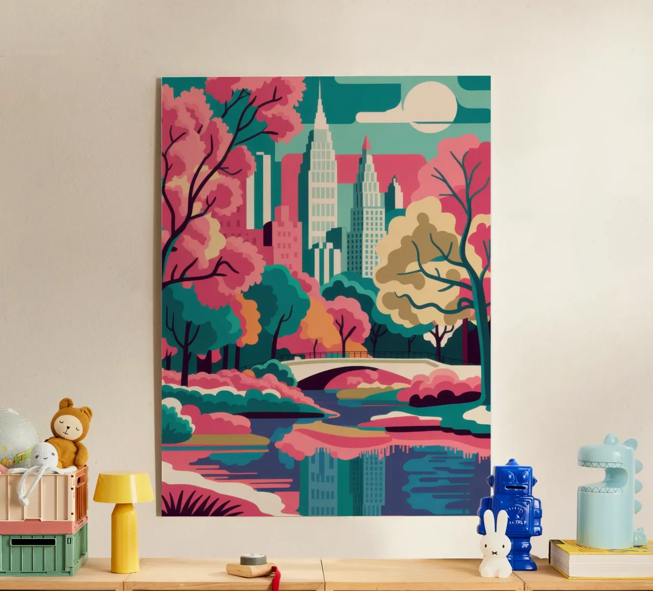 Ethereal River Landscape acrylic glass by Veil Maya