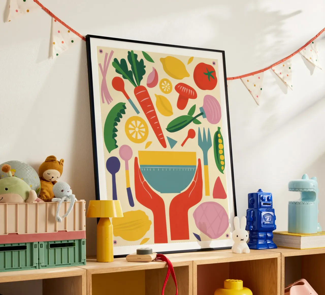 Pasto sano destrutturato poster da Flock Reverie