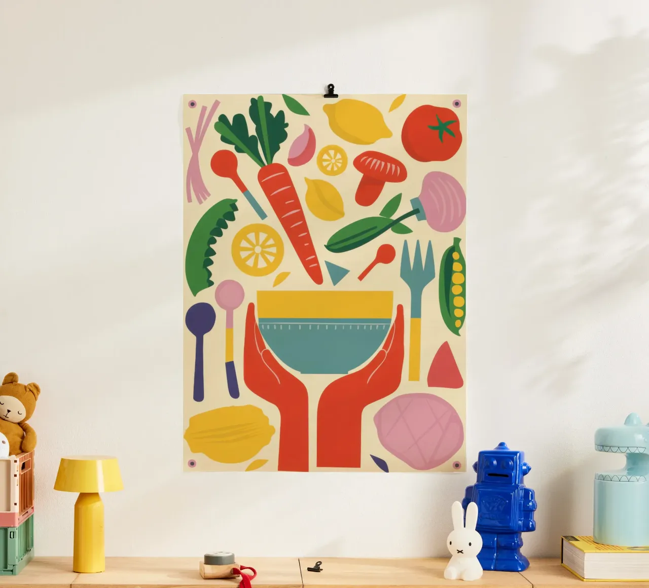 Pasto sano destrutturato poster da Flock Reverie
