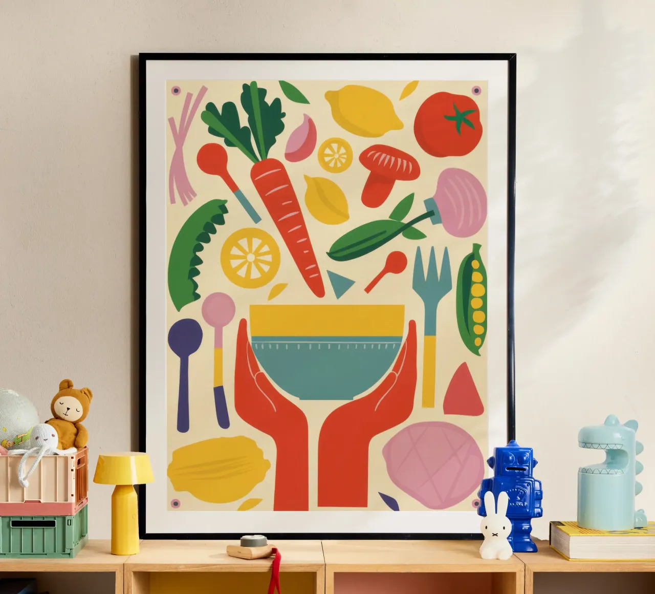 Pasto sano destrutturato poster da Flock Reverie
