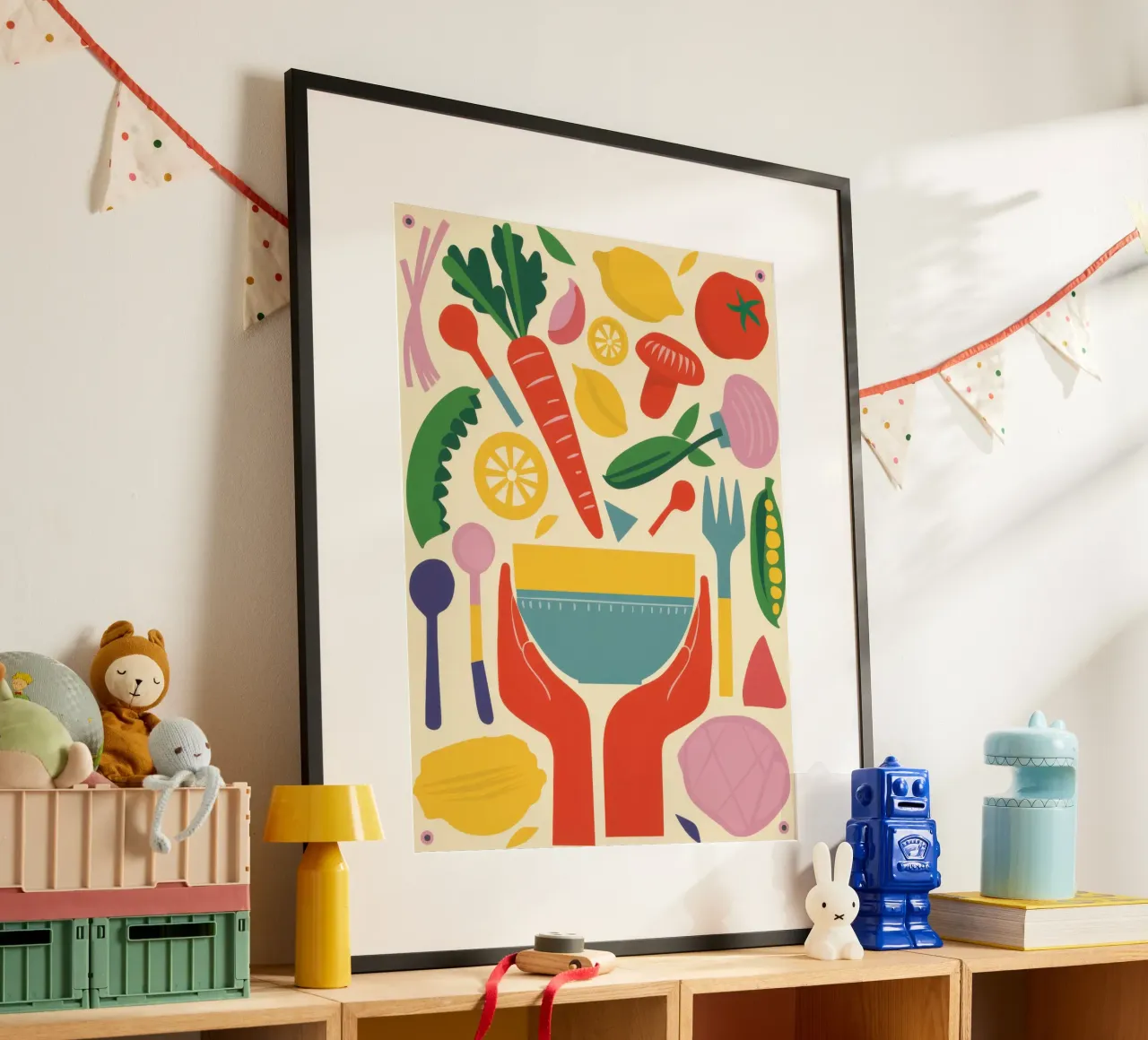 Pasto sano destrutturato poster da Flock Reverie