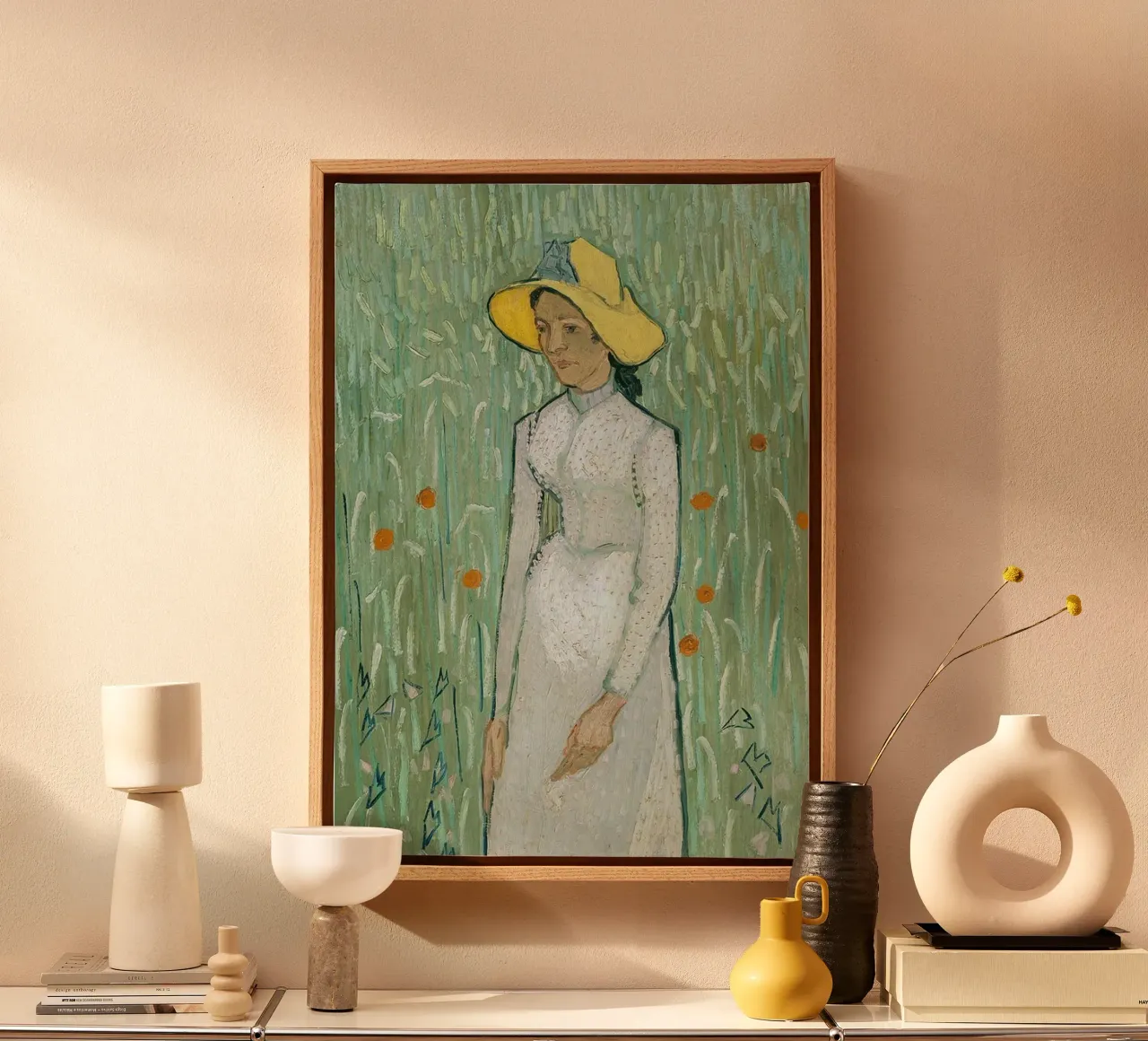 Ragazza in bianco tela da ValerieArt