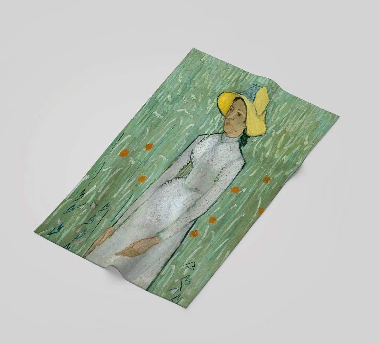 Ragazza in bianco telo mare da ValerieArt