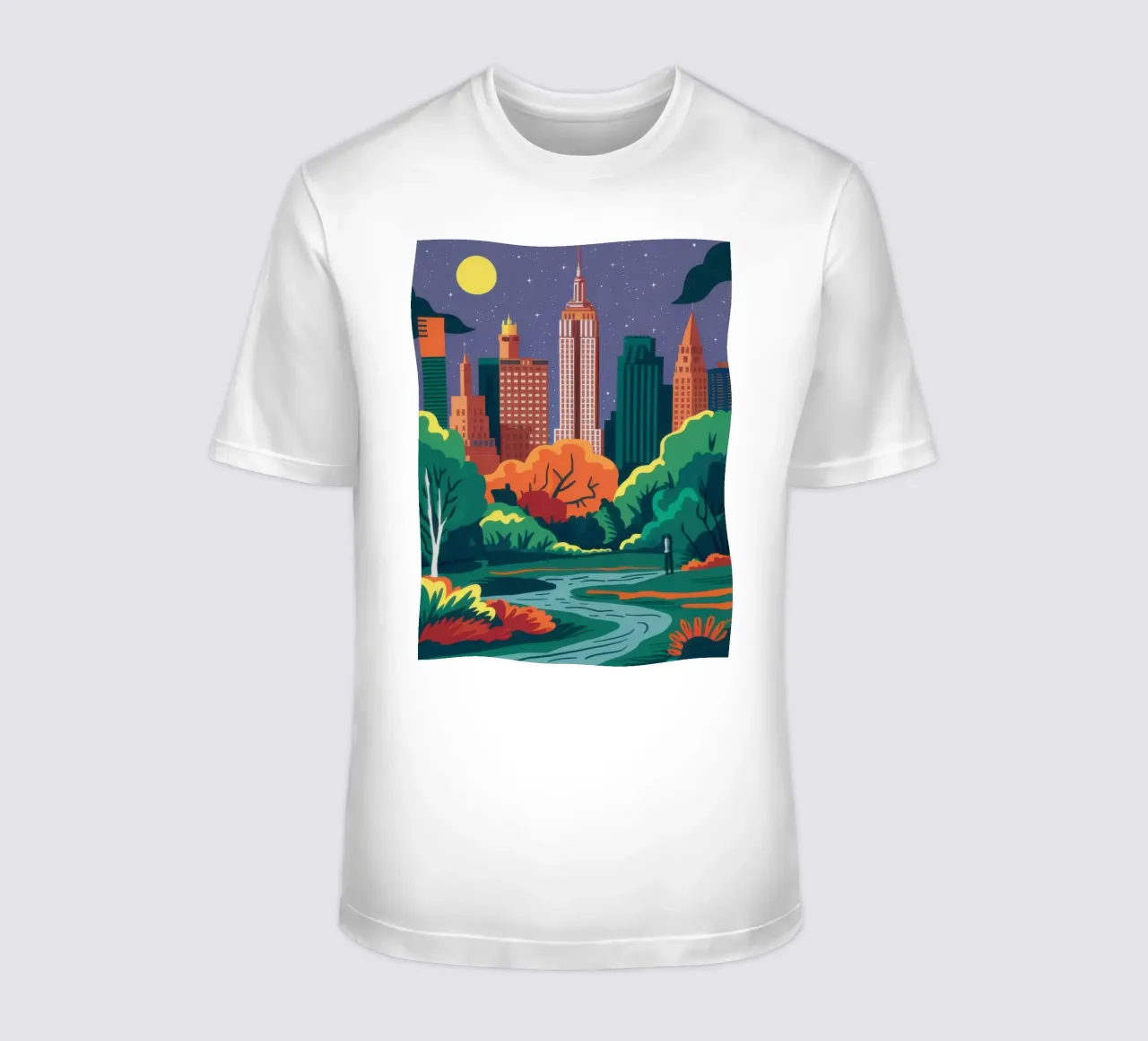 Autunno a Central Park t-shirt da Veil Maya