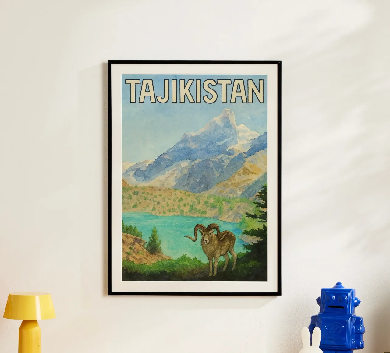 Il Tagikistan dipinge l'immaginazione poster da Diamond