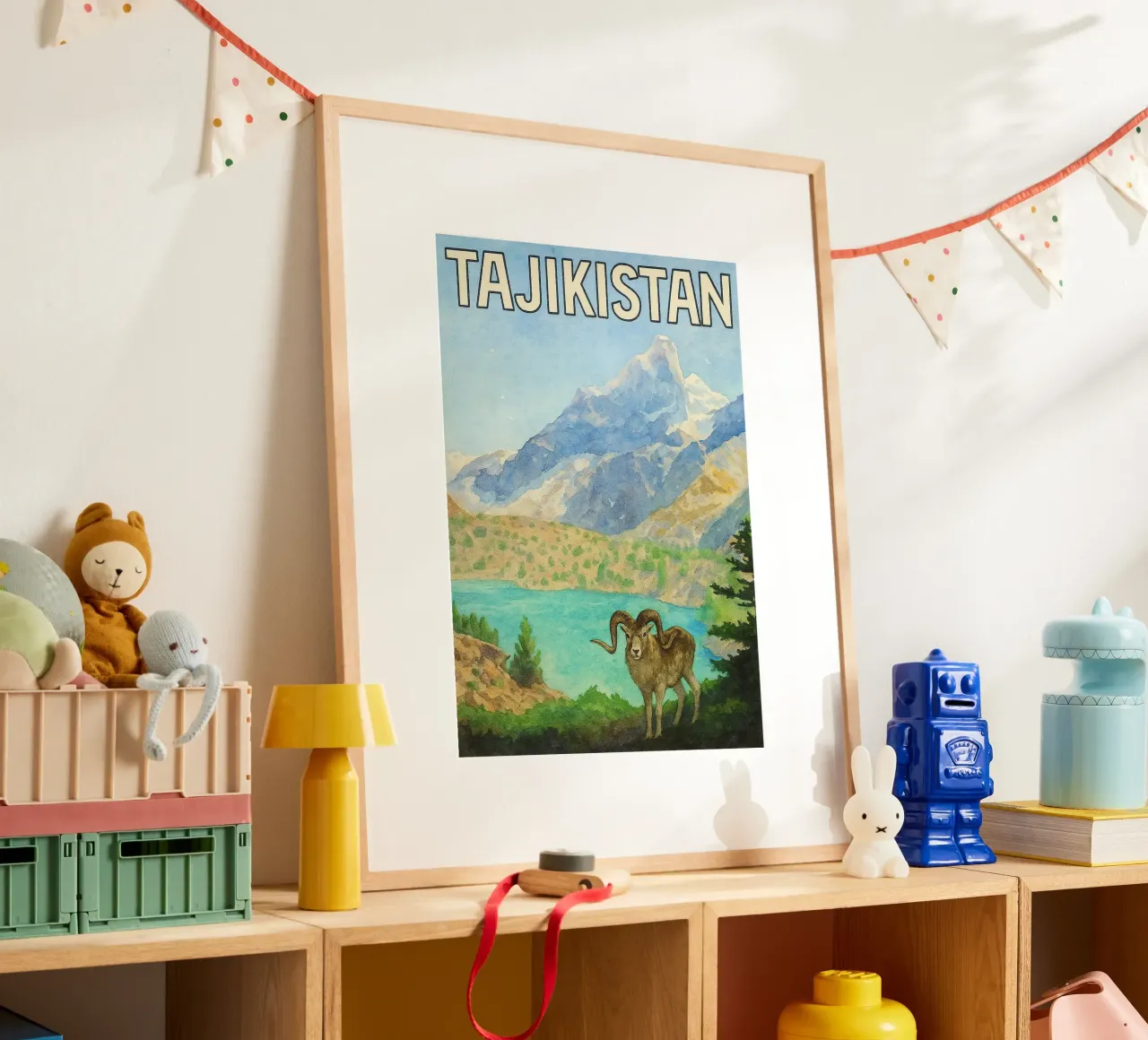 Il Tagikistan dipinge l'immaginazione poster da Diamond