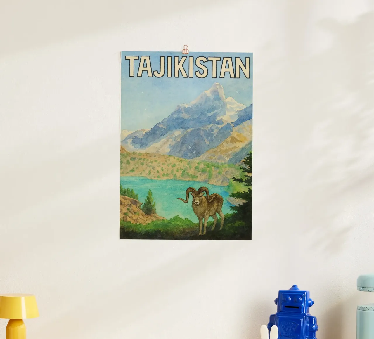 Il Tagikistan dipinge l'immaginazione poster da Diamond