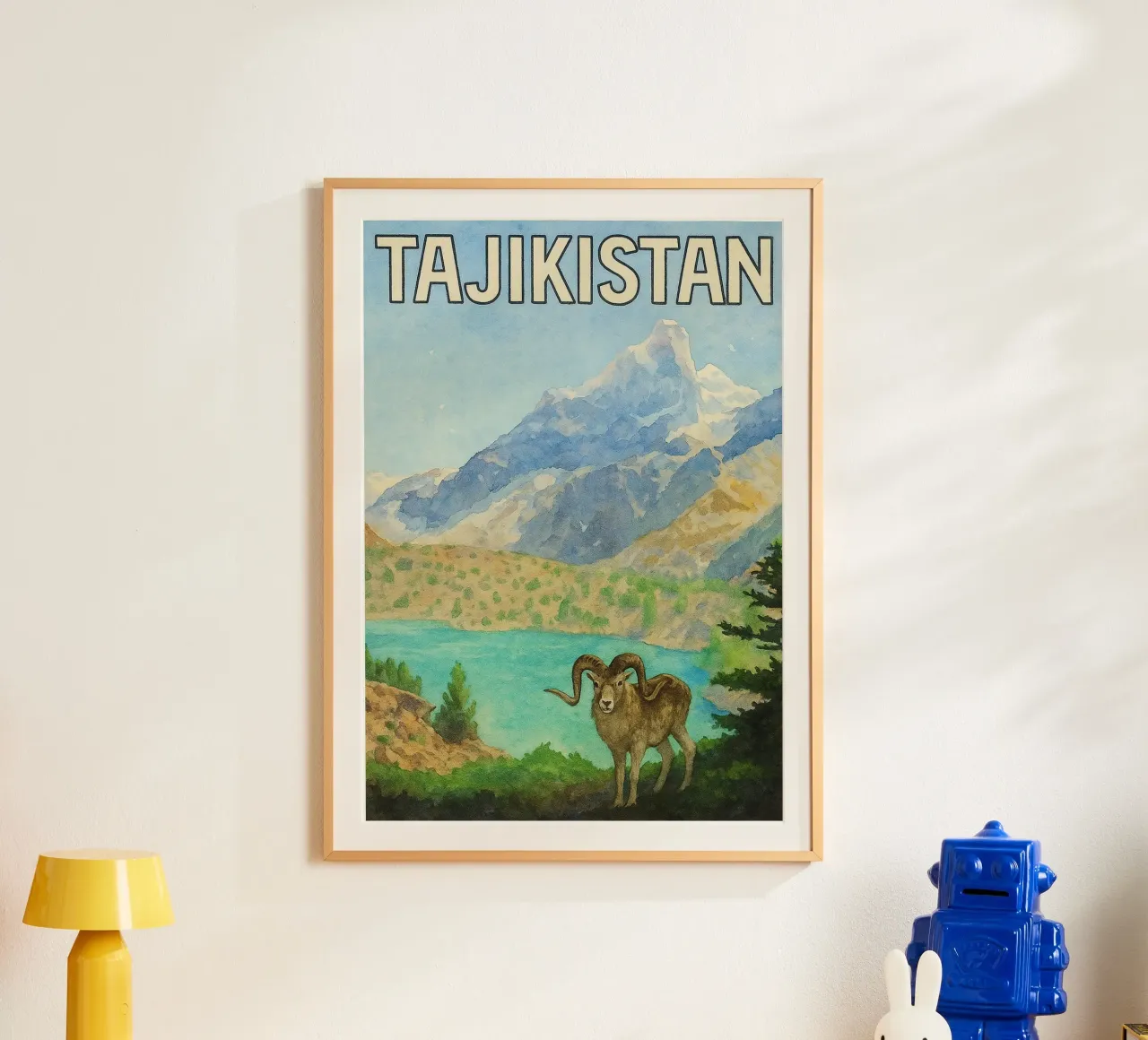 Il Tagikistan dipinge l'immaginazione poster da Diamond