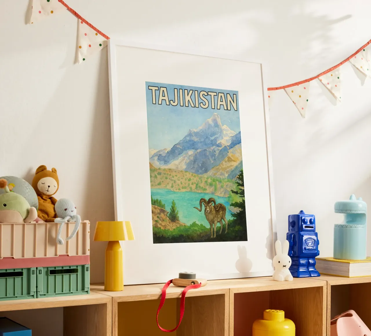 Il Tagikistan dipinge l'immaginazione poster da Diamond