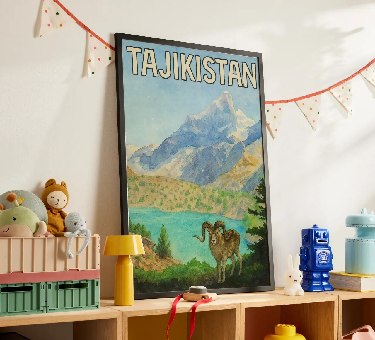 Il Tagikistan dipinge l'immaginazione poster da Diamond