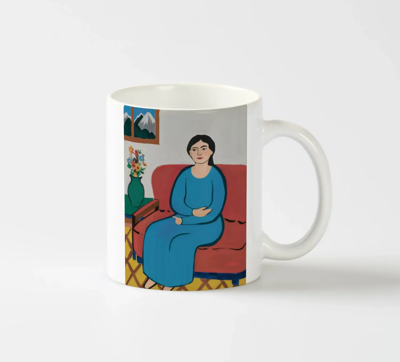 Cerúleo Tranquilidad taza de cerámica de Prism Ritual