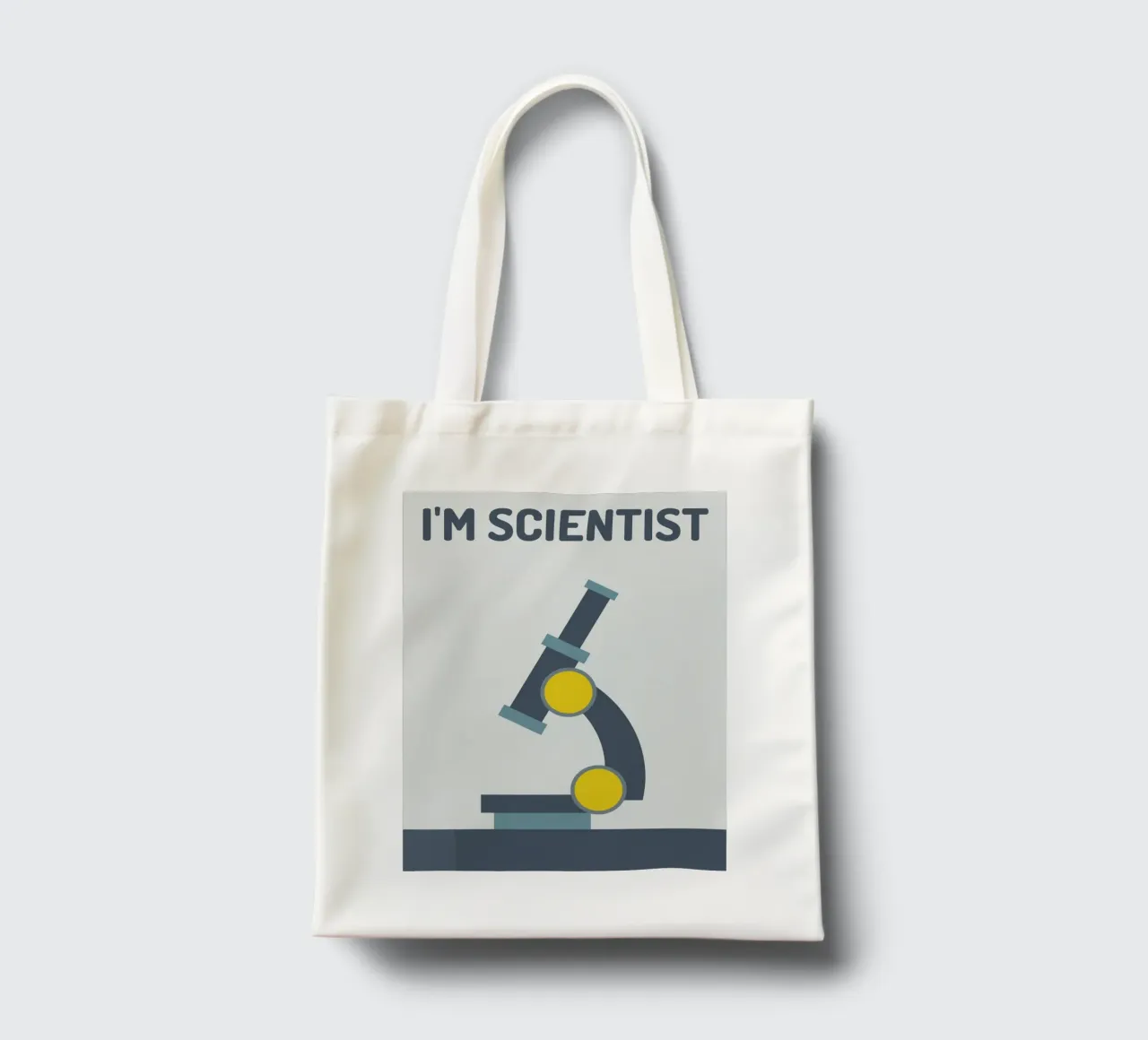 Microscopio per sognatori borsa in juta da galihstudio