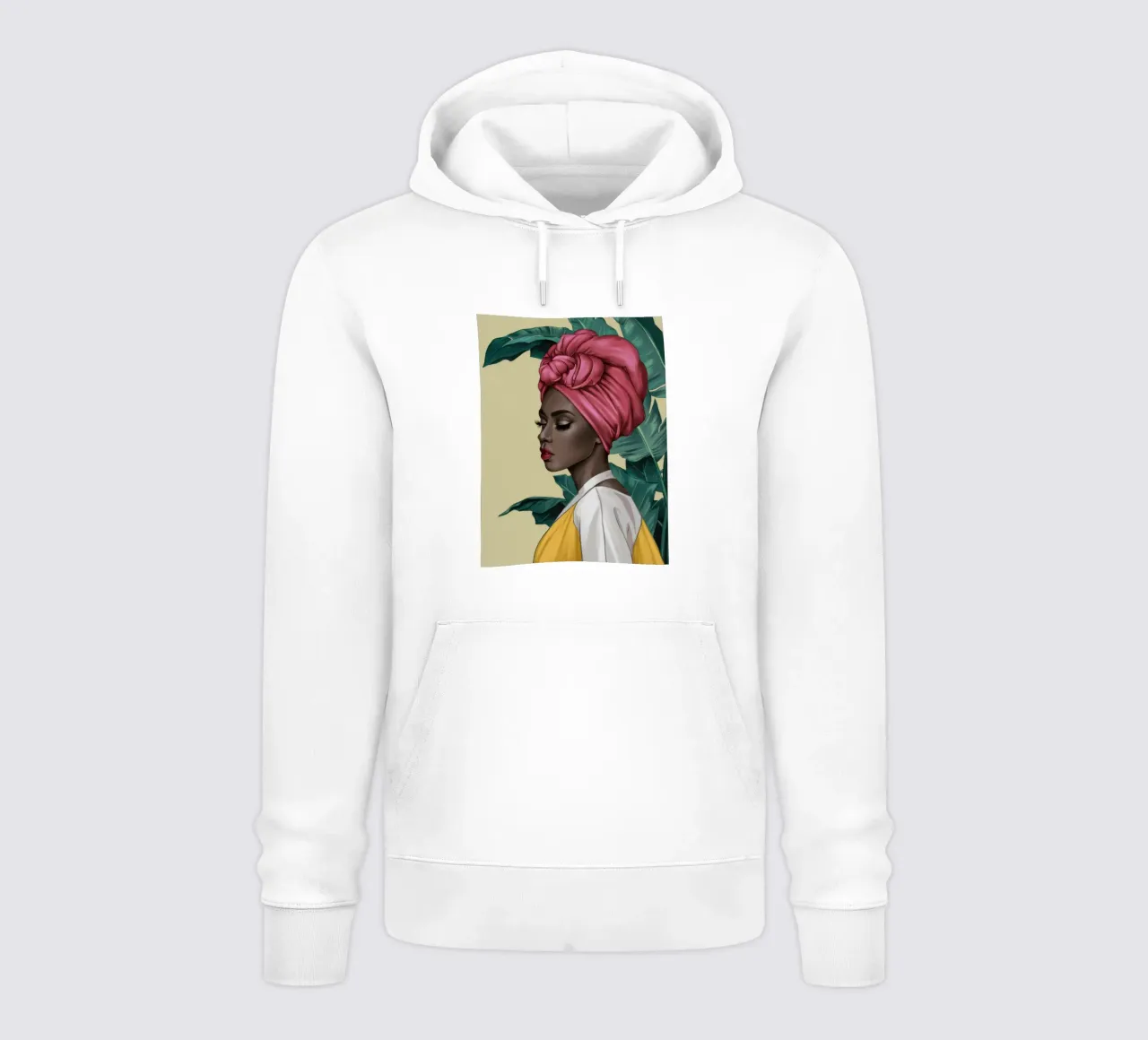 Grace in turbante rosa felpa con cappuccio da Flock Reverie