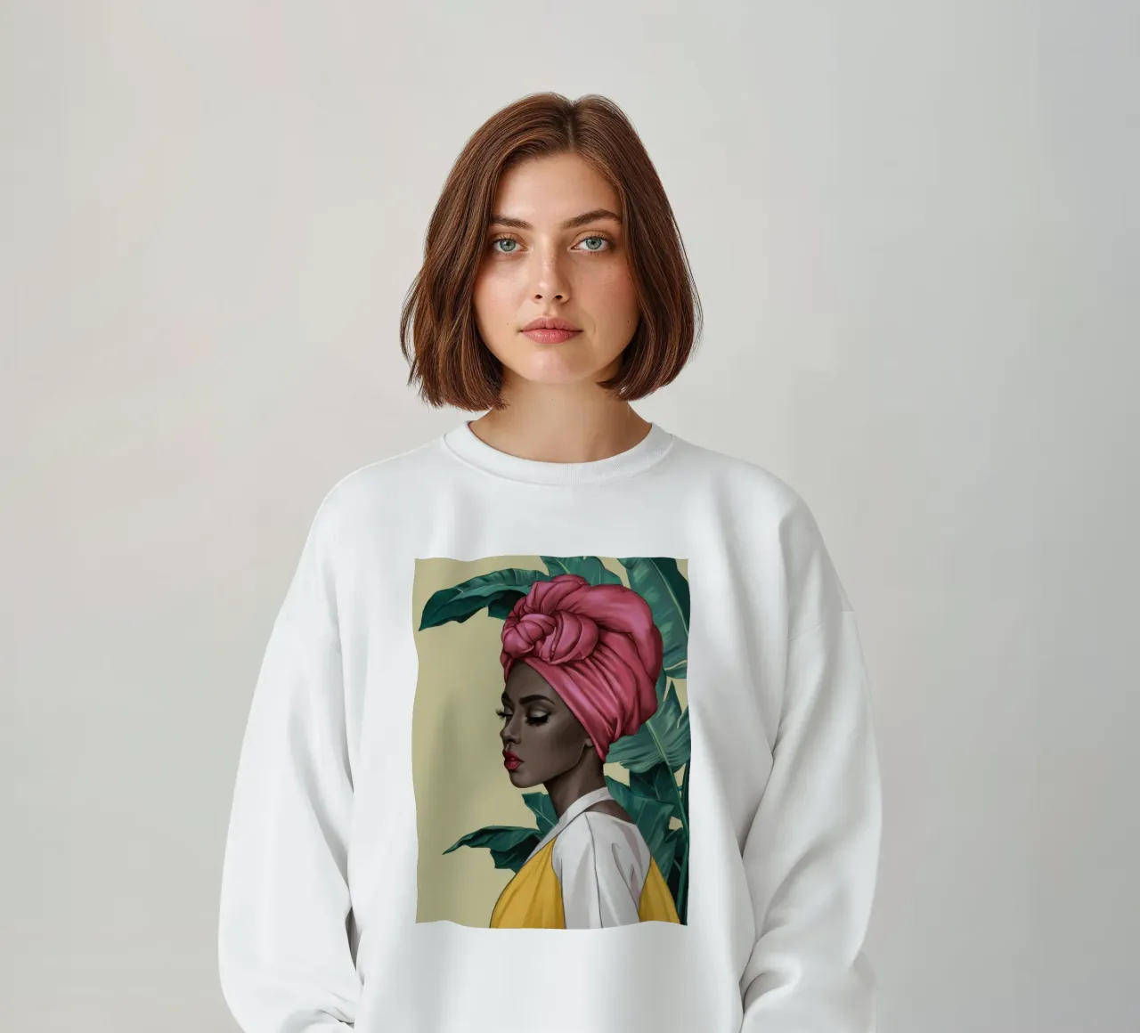 Grace in turbante rosa felpa da Flock Reverie