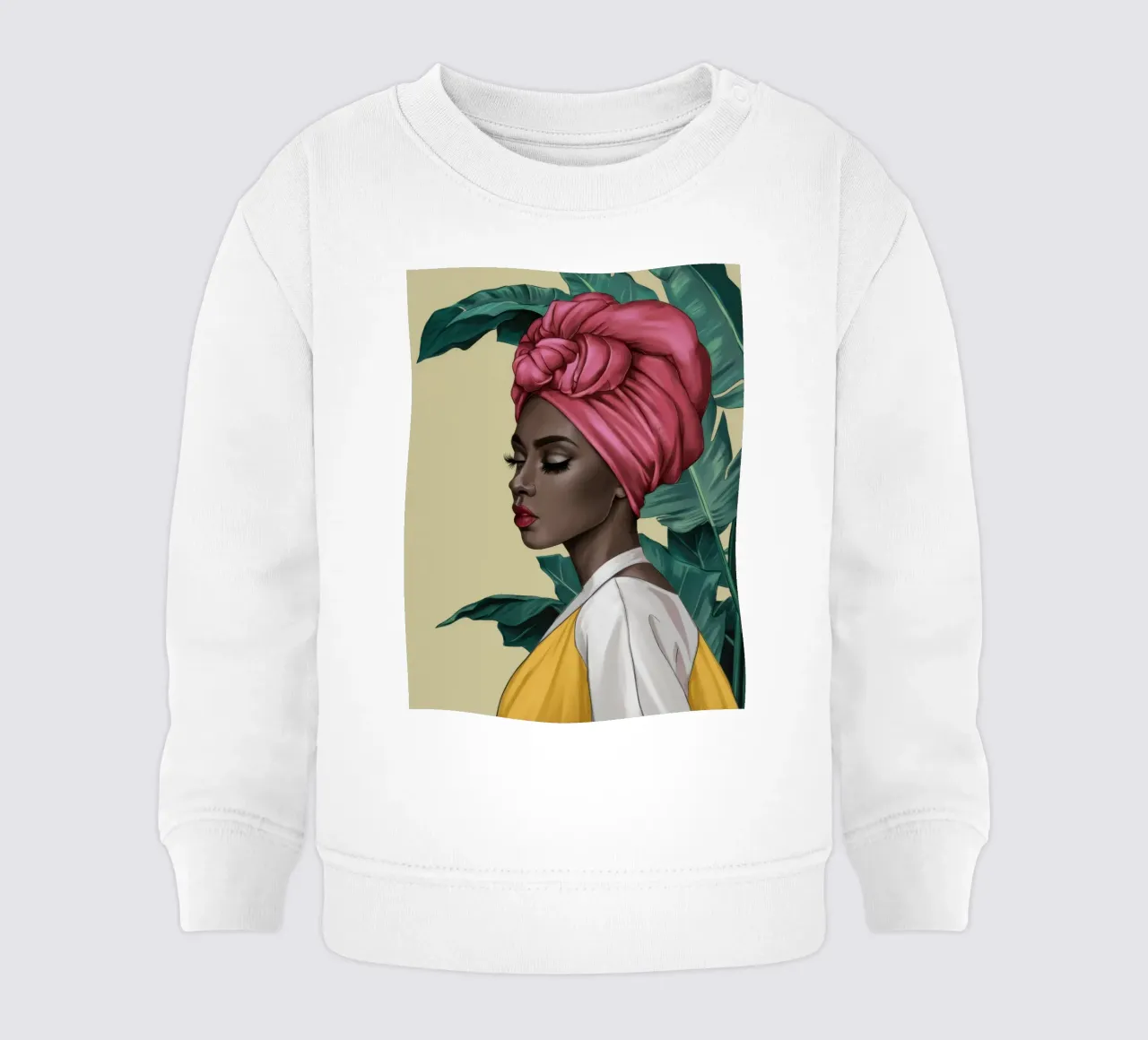 Grace in turbante rosa felpa neonato da Flock Reverie