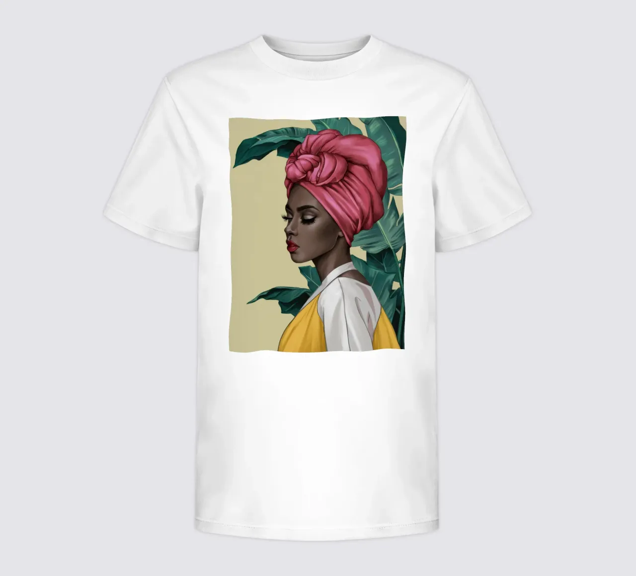 Grace in a Pink Turban kids t-shirt by Flock Reverie