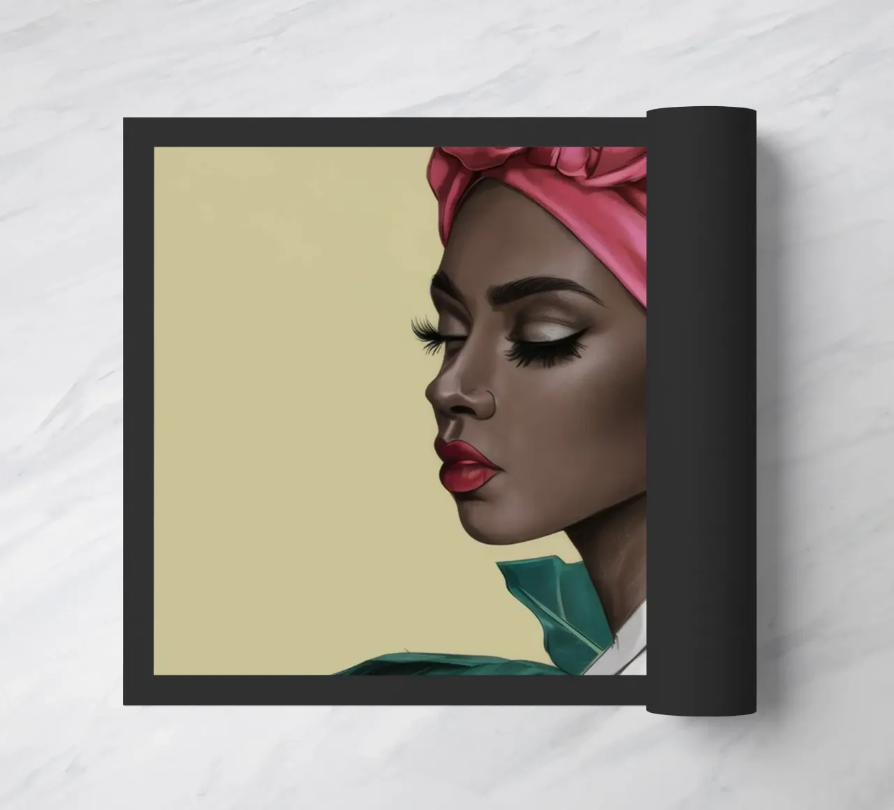 Grace in turbante rosa zerbino da Flock Reverie