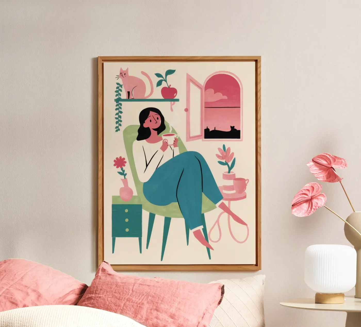 Sunset Reading Nook forex plate by Prism Ritual