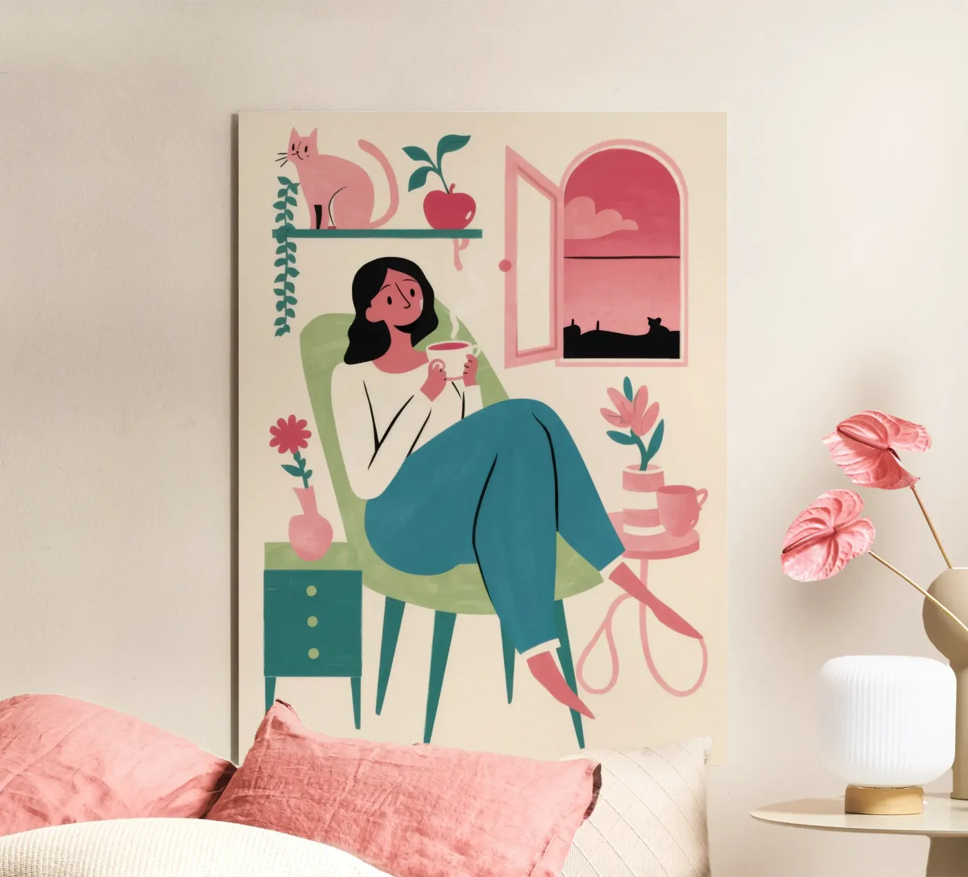 Sunset Reading Nook forex plate by Prism Ritual
