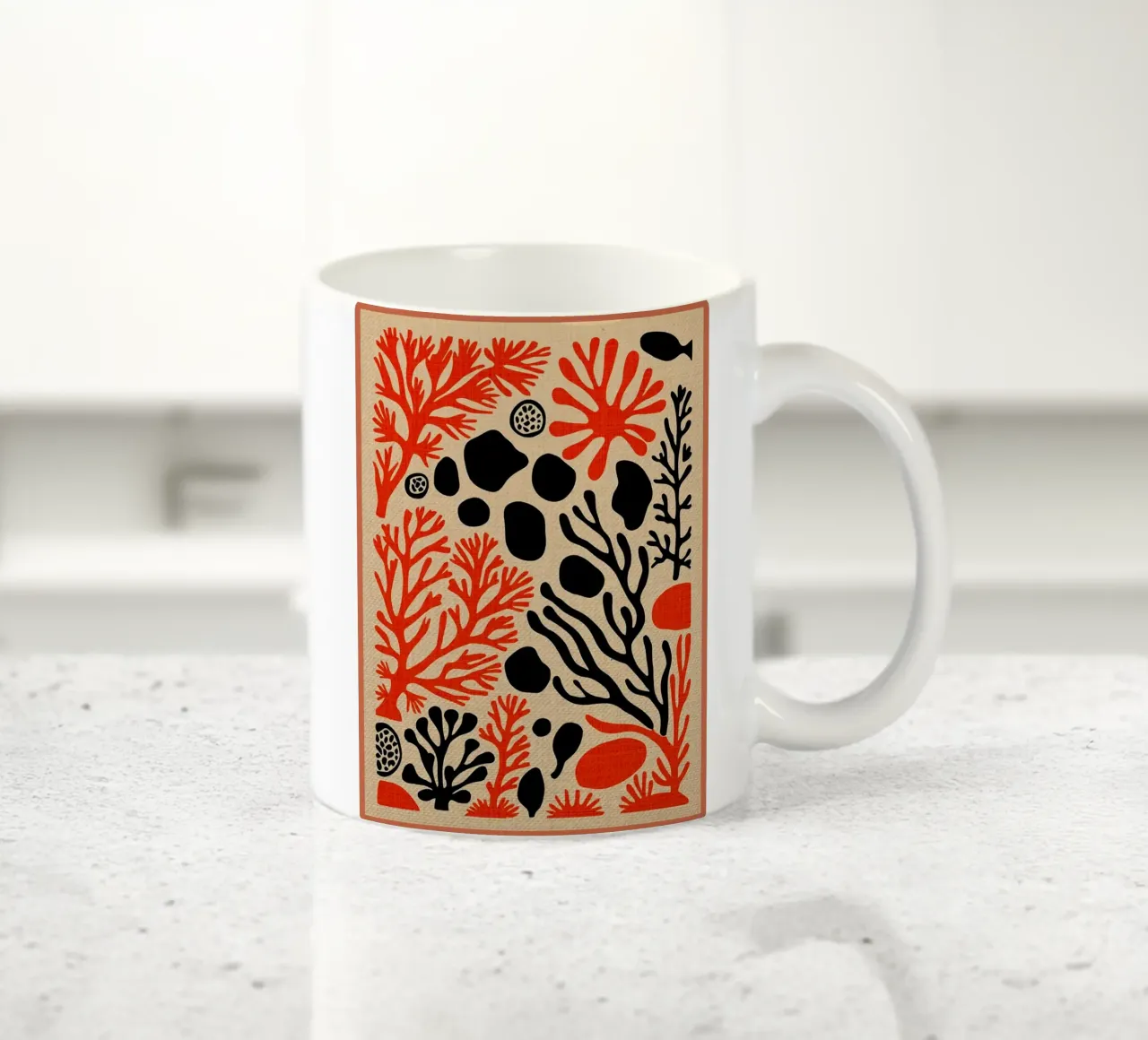 Barriere coralline d'epoca tazza in ceramica da VintageDesign