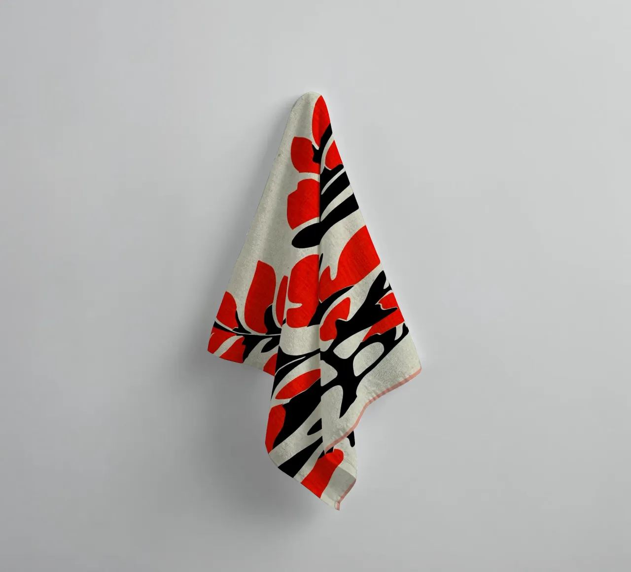Retro Nature Print towel by VintageDesign