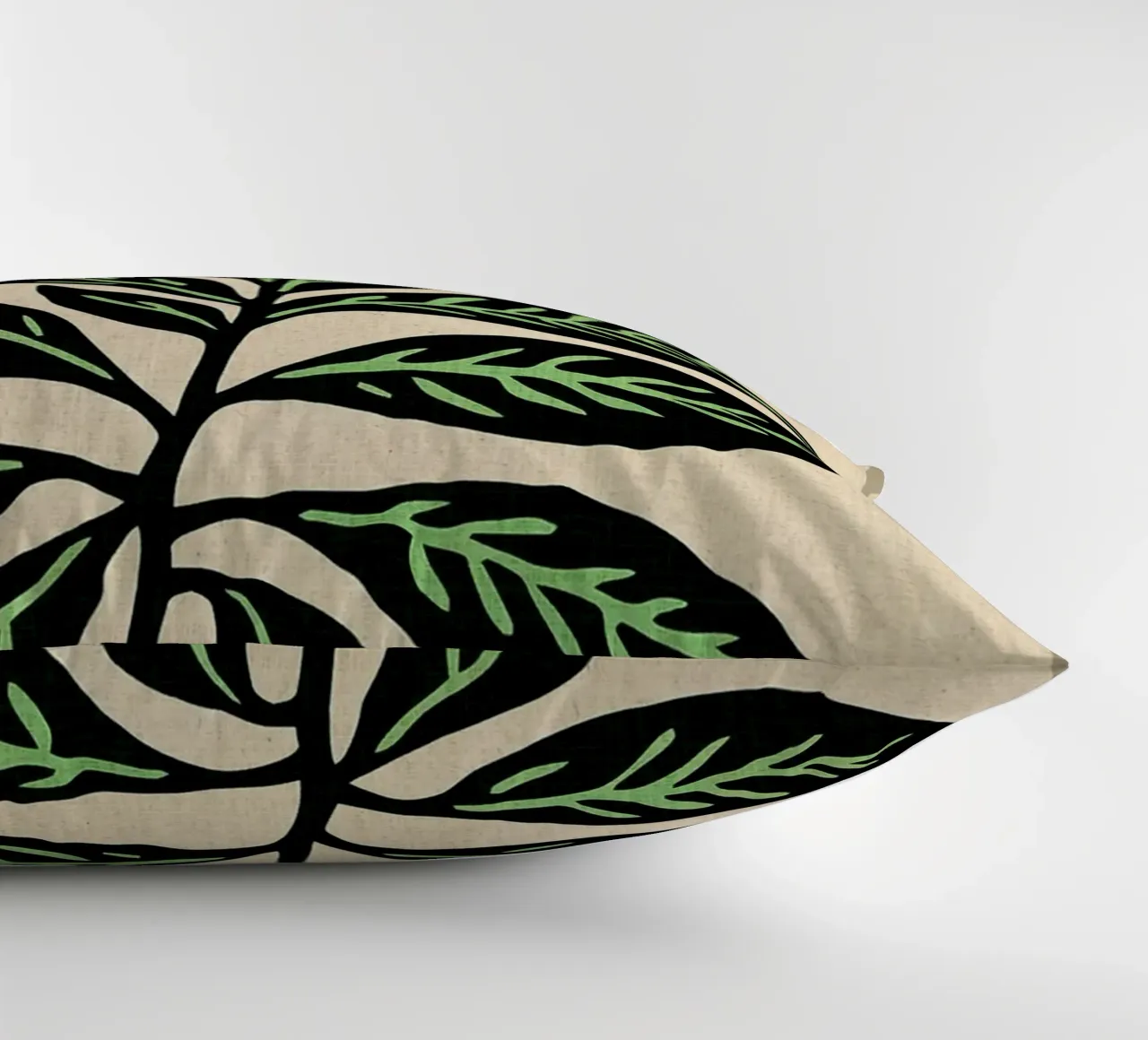 Stampa retrò a foglie cuscino da VintageDesign