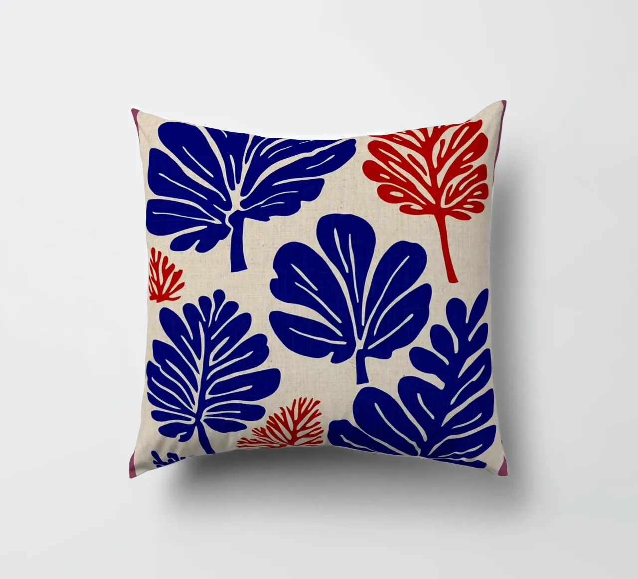 Foglie ritagliate retrò cuscino da VintageDesign